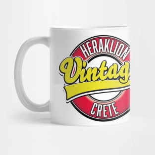 Heraklion Crete Travel logo Mug